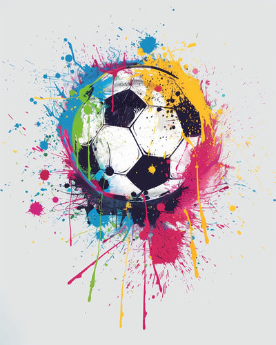 Malen nach Zahlen - Fußball | Color Splash